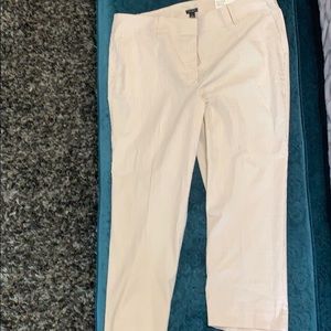 Ann Taylor NWT Sz 14 Crop Curvy fit, cotton pant
